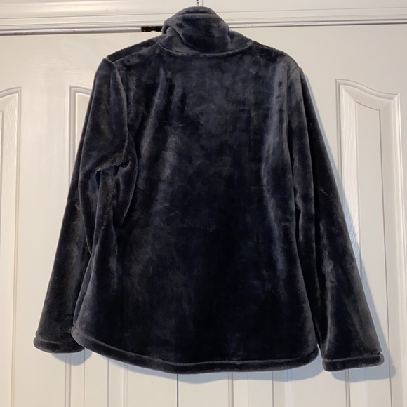 32 Degrees Heat Large Gray Faux Fur Zip Up - Picture 2 of 5